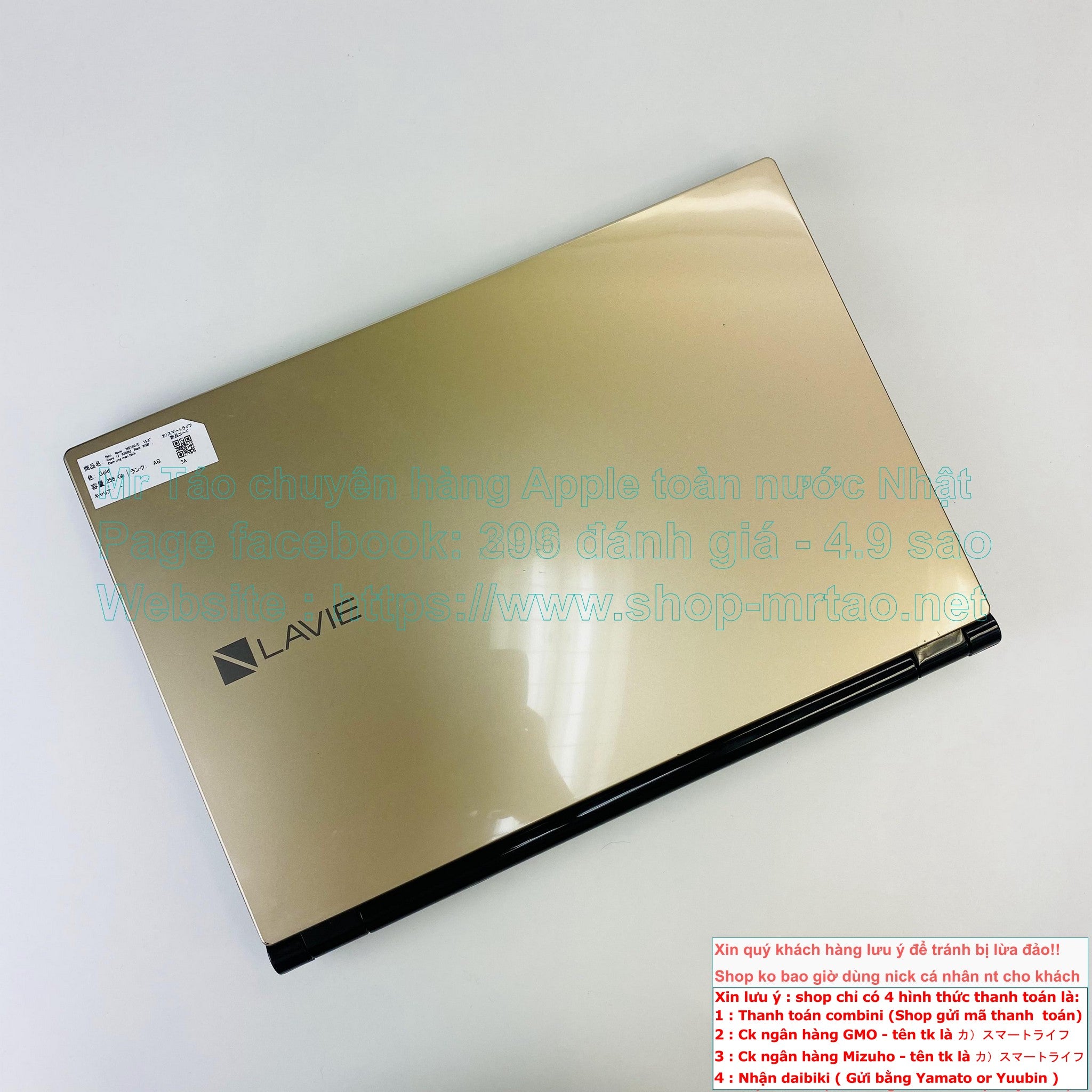 Nec lavie NS750/E 15.6inch Core i7 6500U Ram 8GB màu Gold hình 