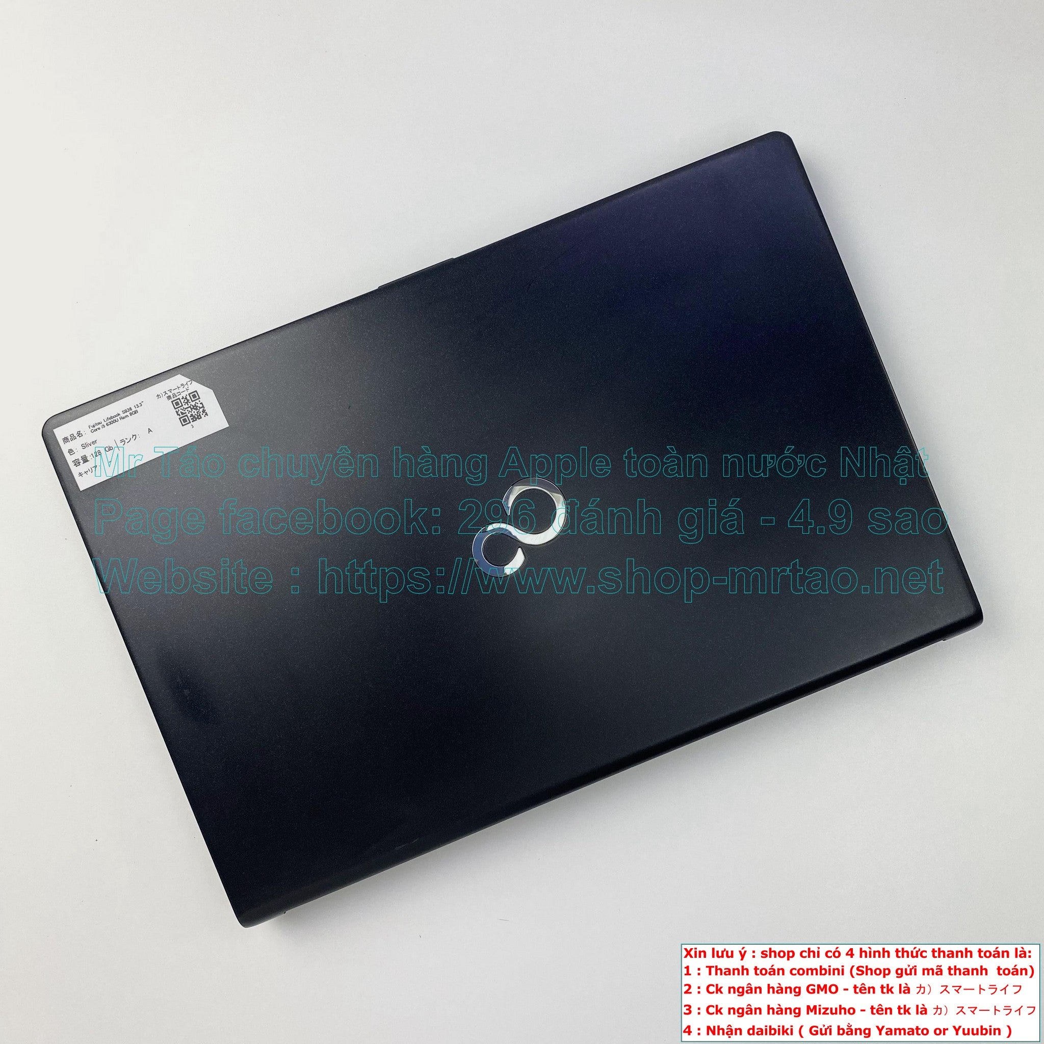 Fujitsu Lifebook S936 màu Black 13.3inch Core i5 6300U Ram 8GB